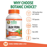 Botanic Choice hoja de aloe y polvo para ver origen natural