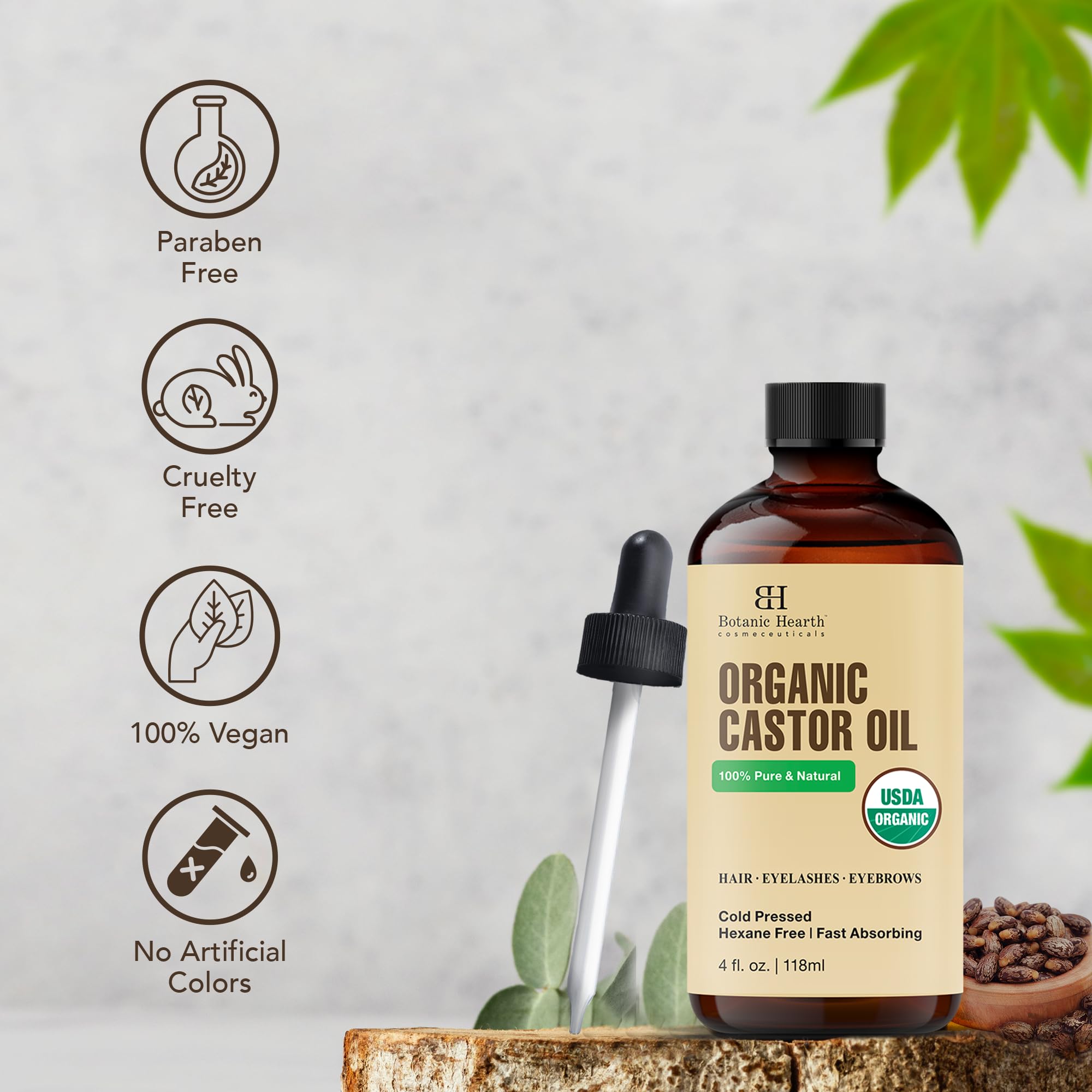 Botanic Hearth aplicador de cejas para definir y nutrir vello