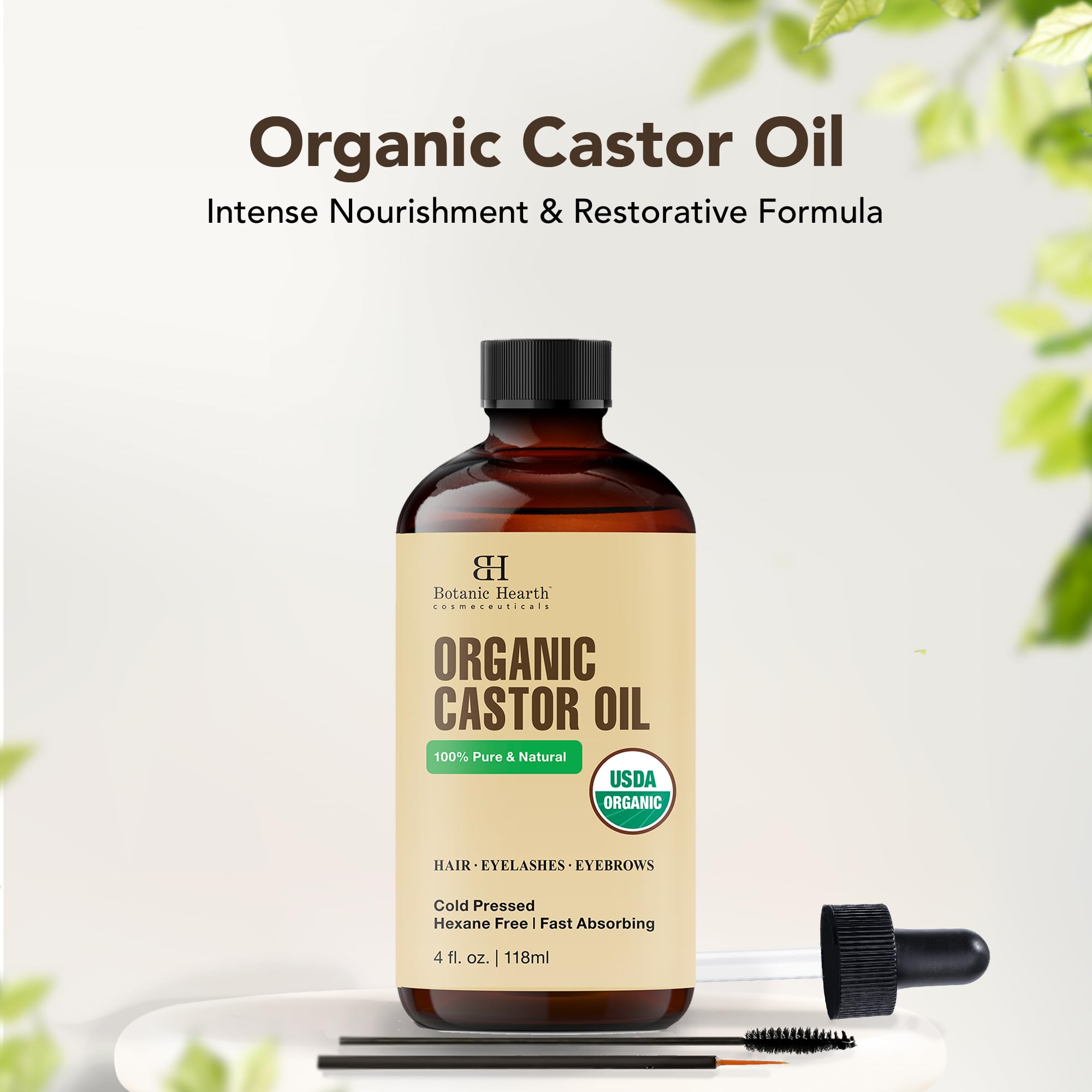 Botanic Hearth aplicador de pestañas para aplicación segura nocturna