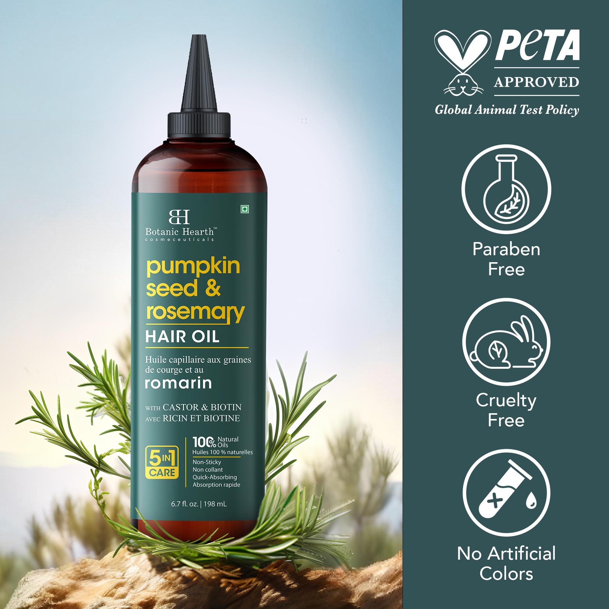Botanic Hearth cabello con brillo tras uso, mejora de suavidad visible