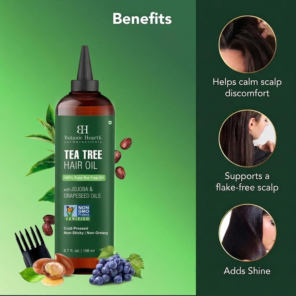 Botanic Hearth textura aceitosa en gota que hidrata y suaviza el cabello