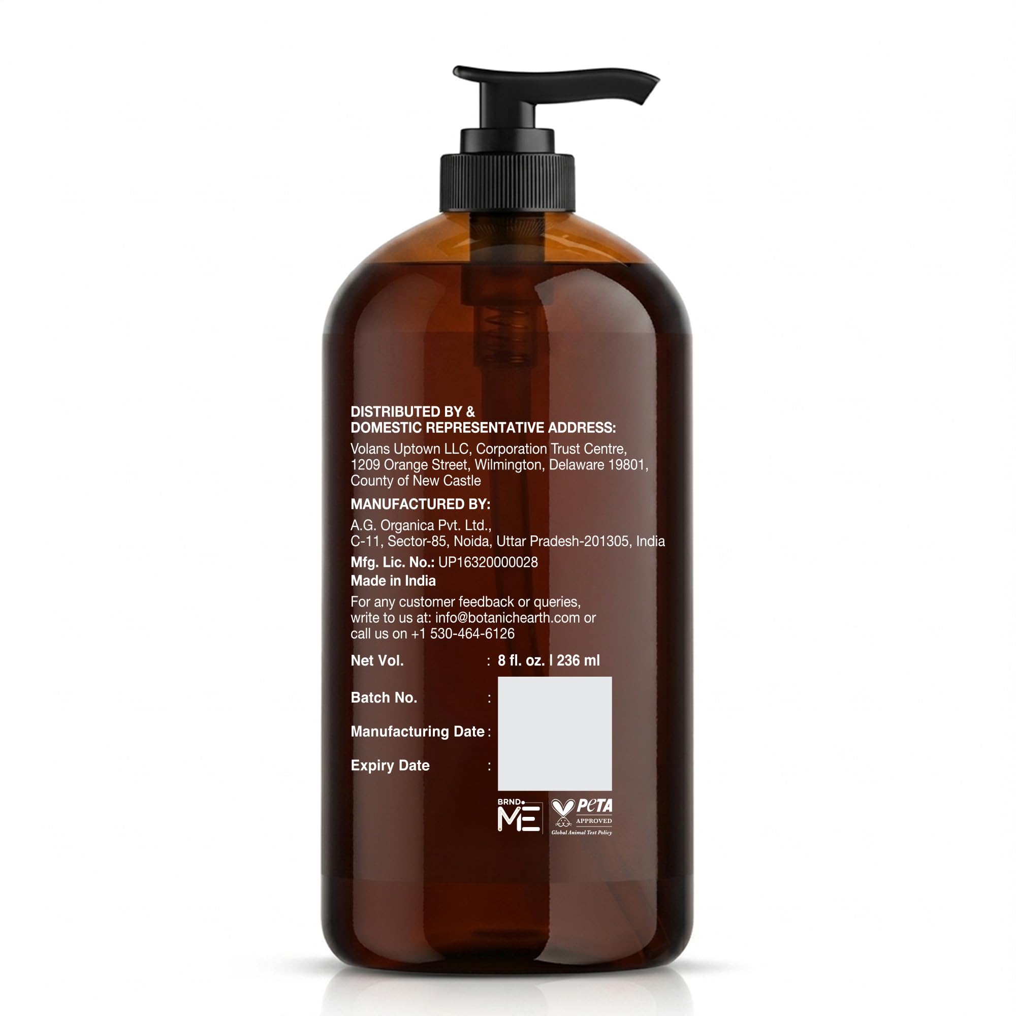 Botanic Hearth aceites e ingredientes naturales presentados claramente