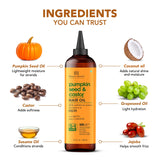 Botanic Hearth semillas de calabaza y ricino resaltando ingredientes nutritivos