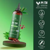Botanic Hearth manos sosteniendo la botella transmitiendo confianza de uso