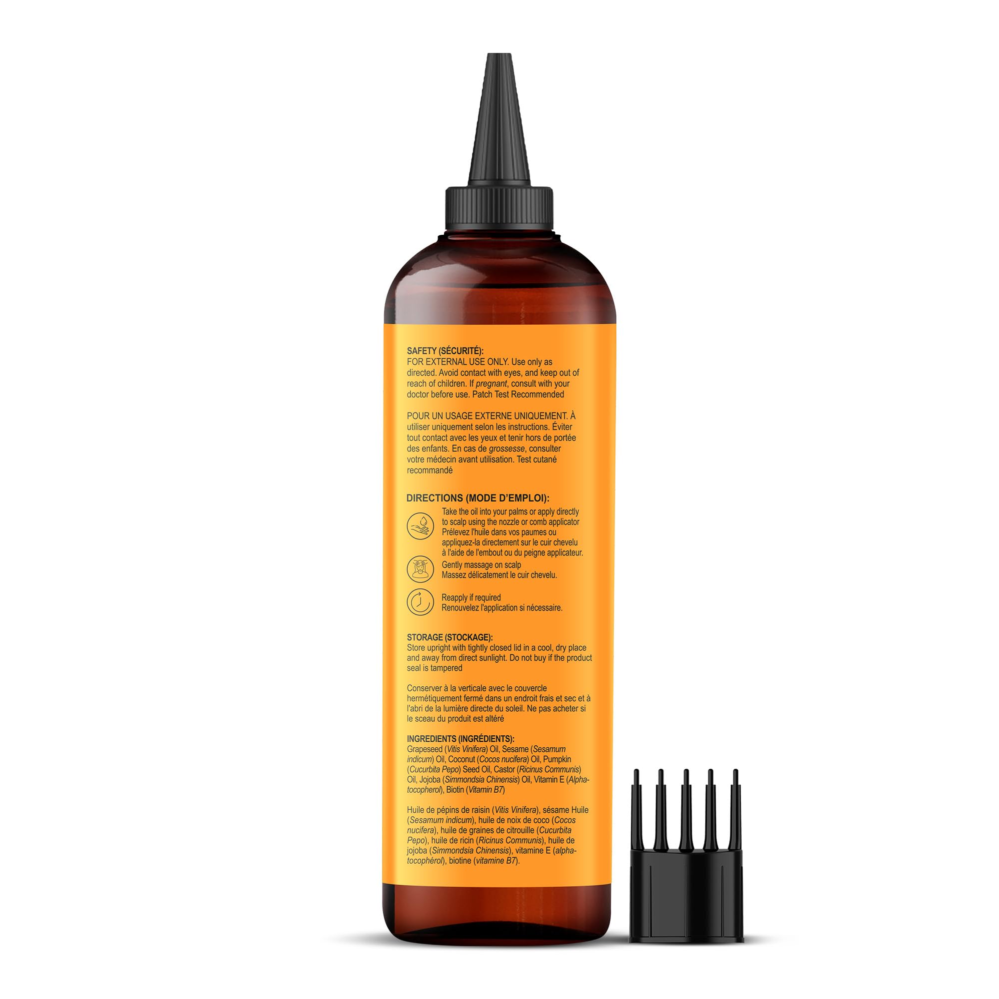 Botanic Hearth botella junto a almohada representando uso nocturno reparador