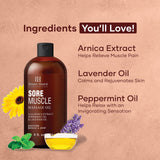 Botanic Hearth detalle de textura del aceite mostrando absorción ligera