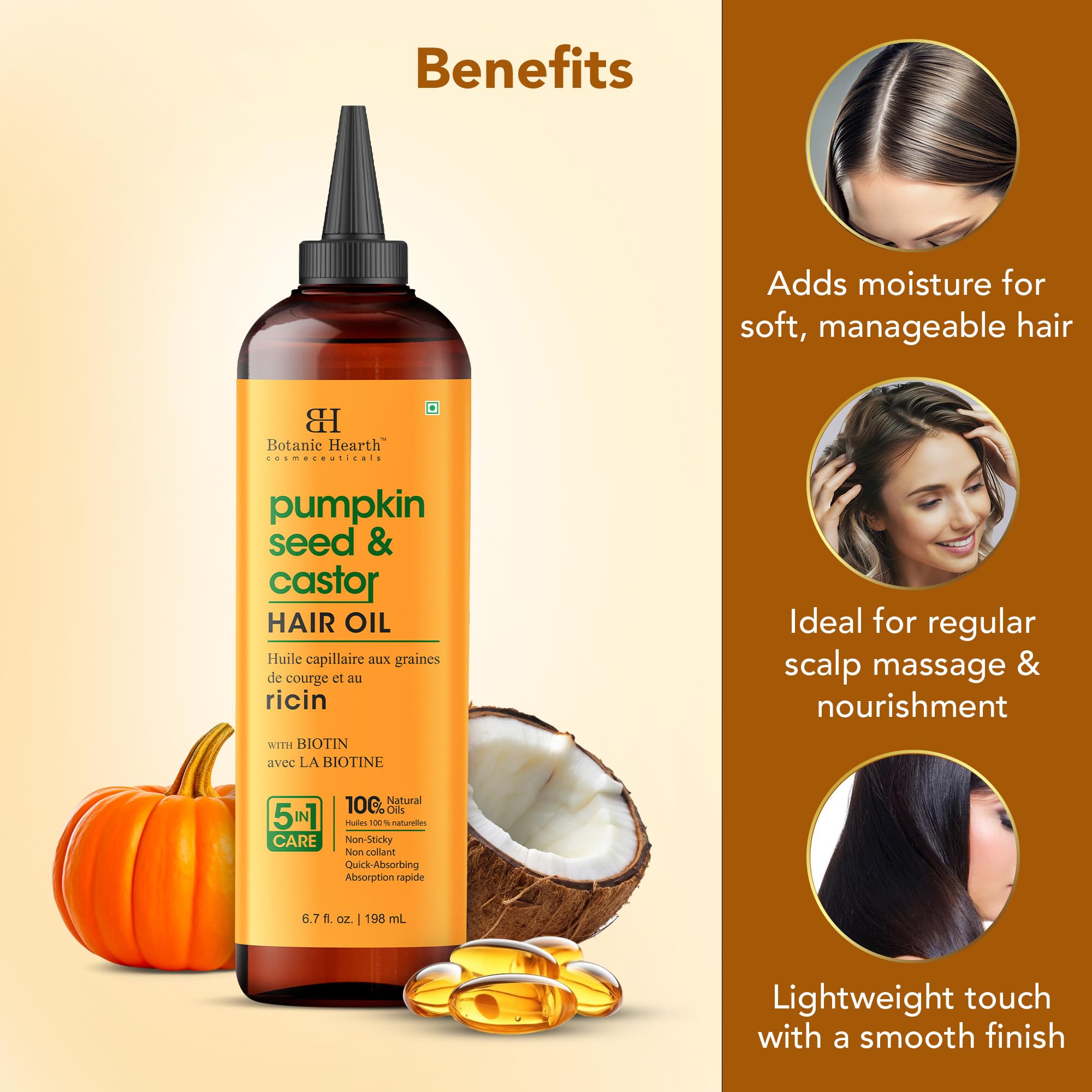 Botanic Hearth gota de aceite textura ligera que nutre sin pesar