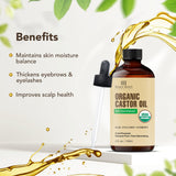 Botanic Hearth aceite aplicado en puntas de cabello para brillo