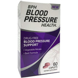 BPH Blood Pressure Health frasco frontal mostrando caplets y beneficio de mantenimiento