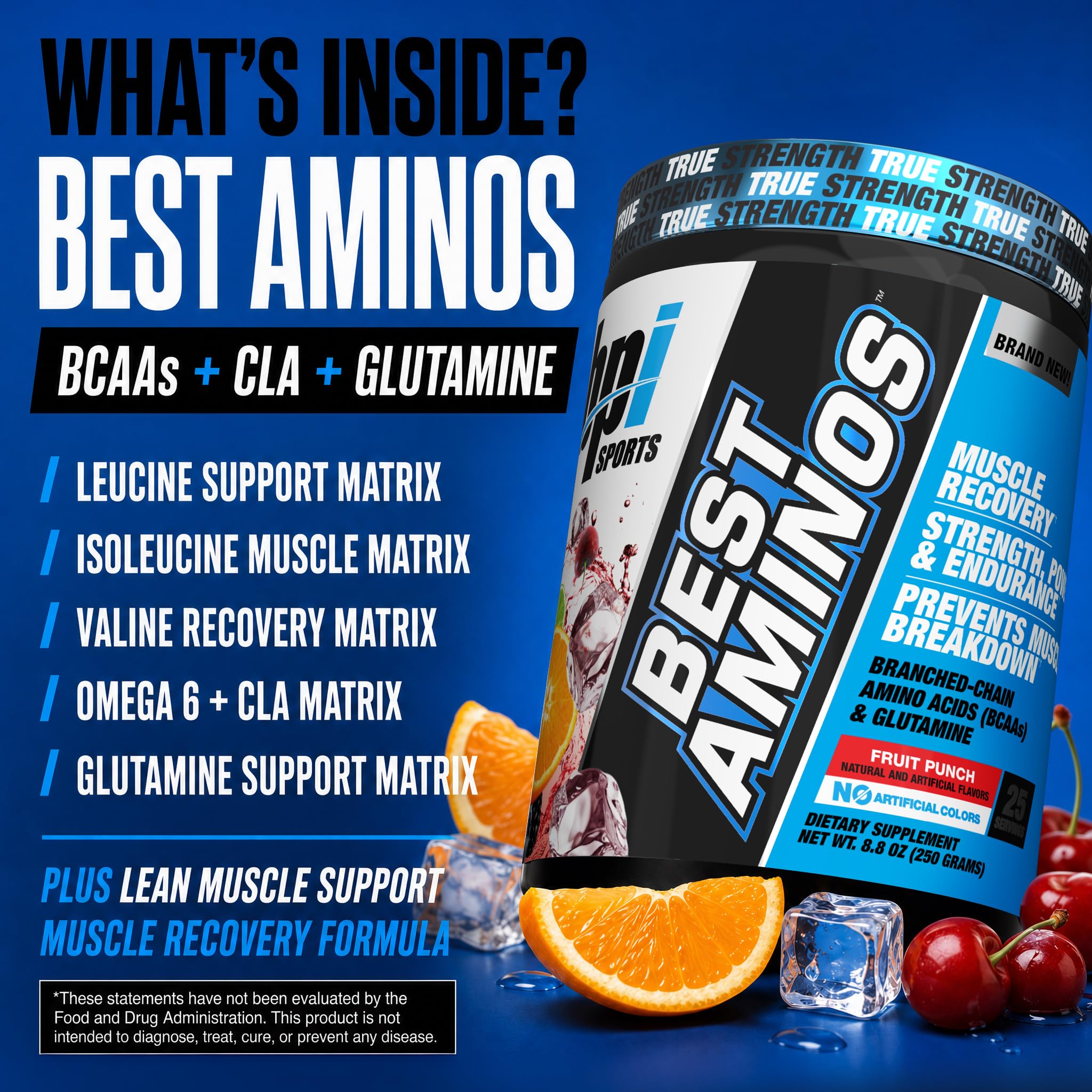 BPI Sports etiqueta Best Aminos detalle nutricional y lista de ingredientes