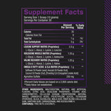 BPI Sports etiqueta Best BCAA con ingredientes y información de calidad