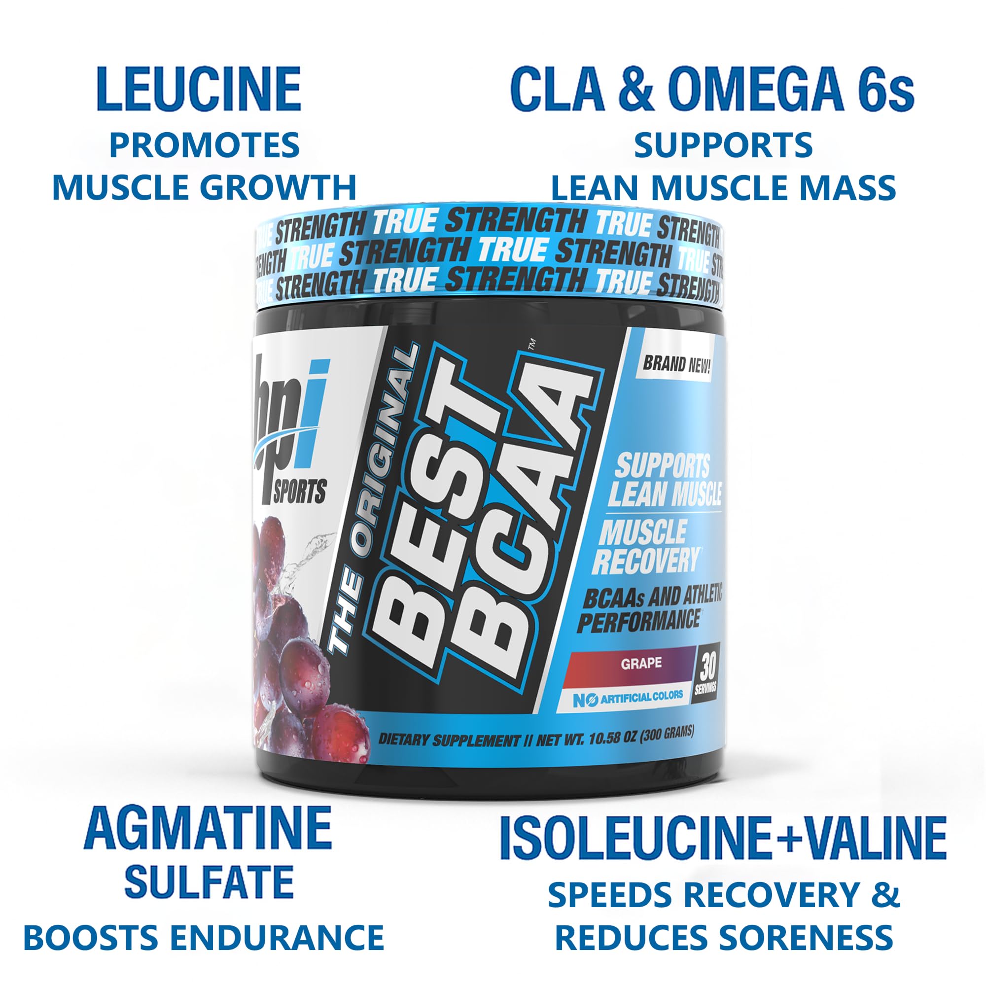 BPI Sports Best BCAA mezclado en vaso, hidratación rápida y sabor uva