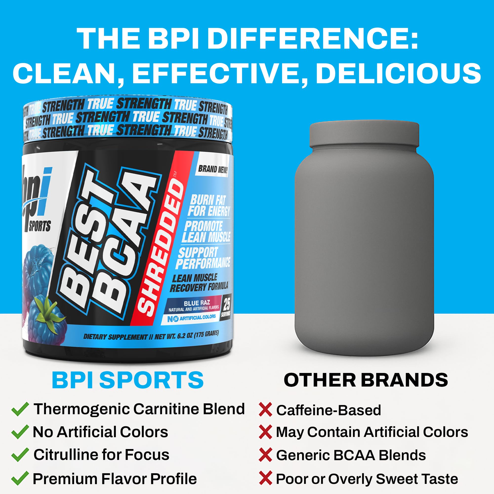 atleta usando BPI Sports Best BCAA Shredded durante entrenamiento intenso
