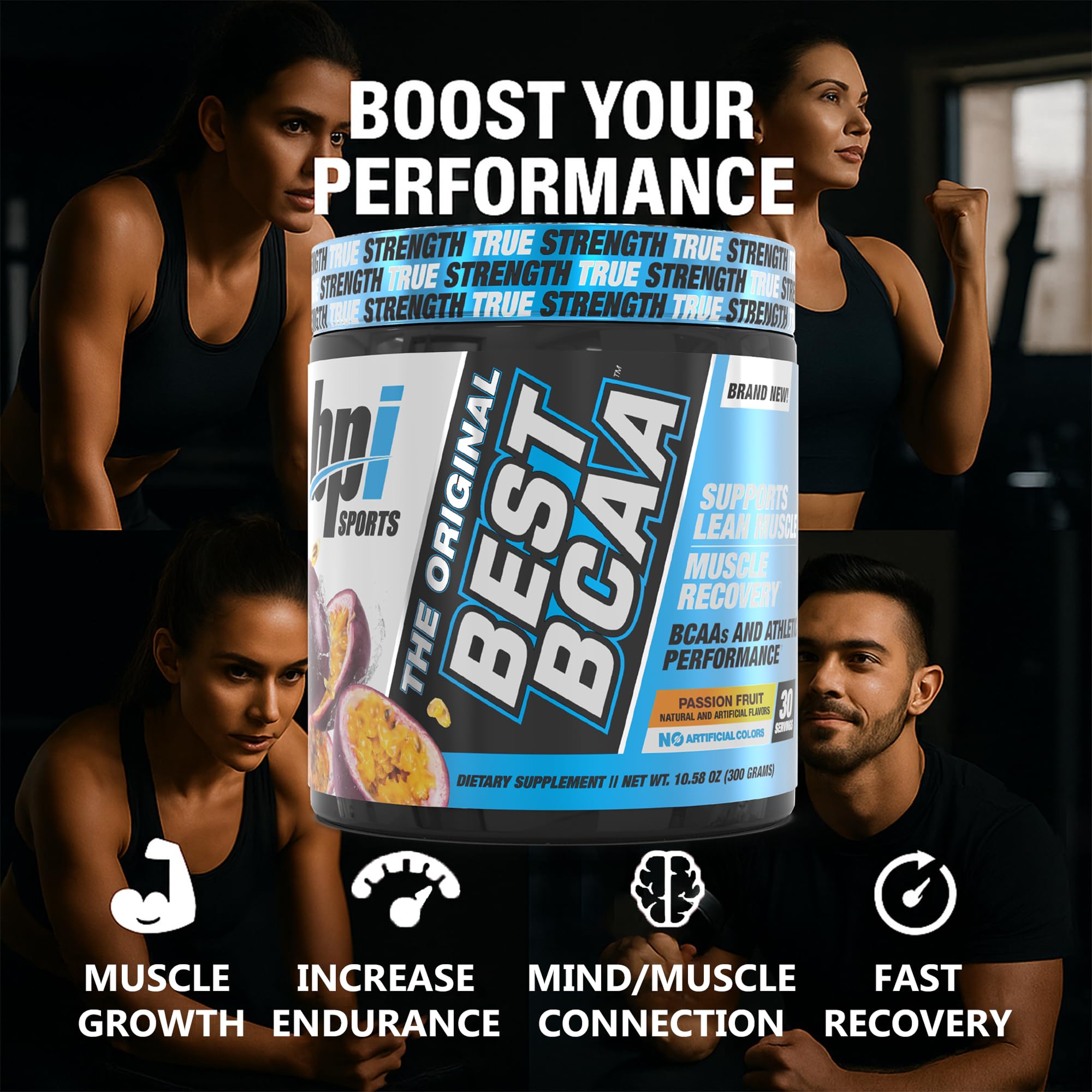 BPI Sports bote en mano para comparar tamaño real y número de servicios