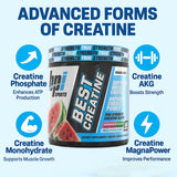BPI Sports cucharada vertiendo polvo que facilita consumo diario