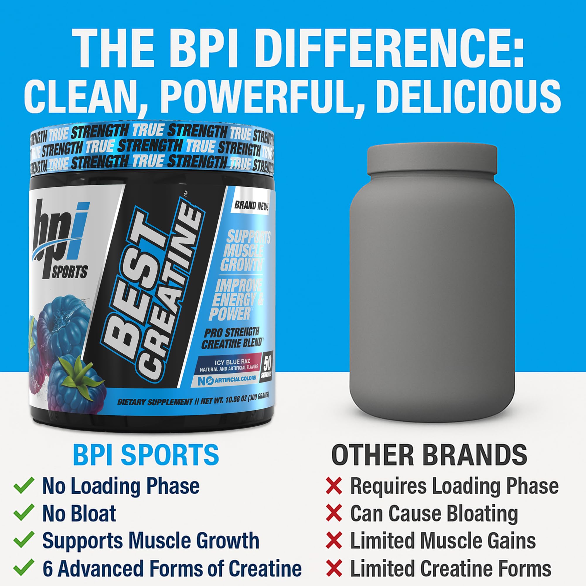 BPI Sports mezcla en shaker para consumo pre o post entreno