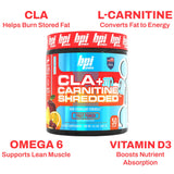 BPI Sports detalle del sabor Fruit Punch que facilita la adherencia