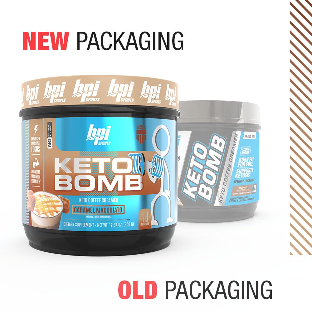 BPI Sports creamer mezclado en café caliente, sabor cremoso sin azúcar