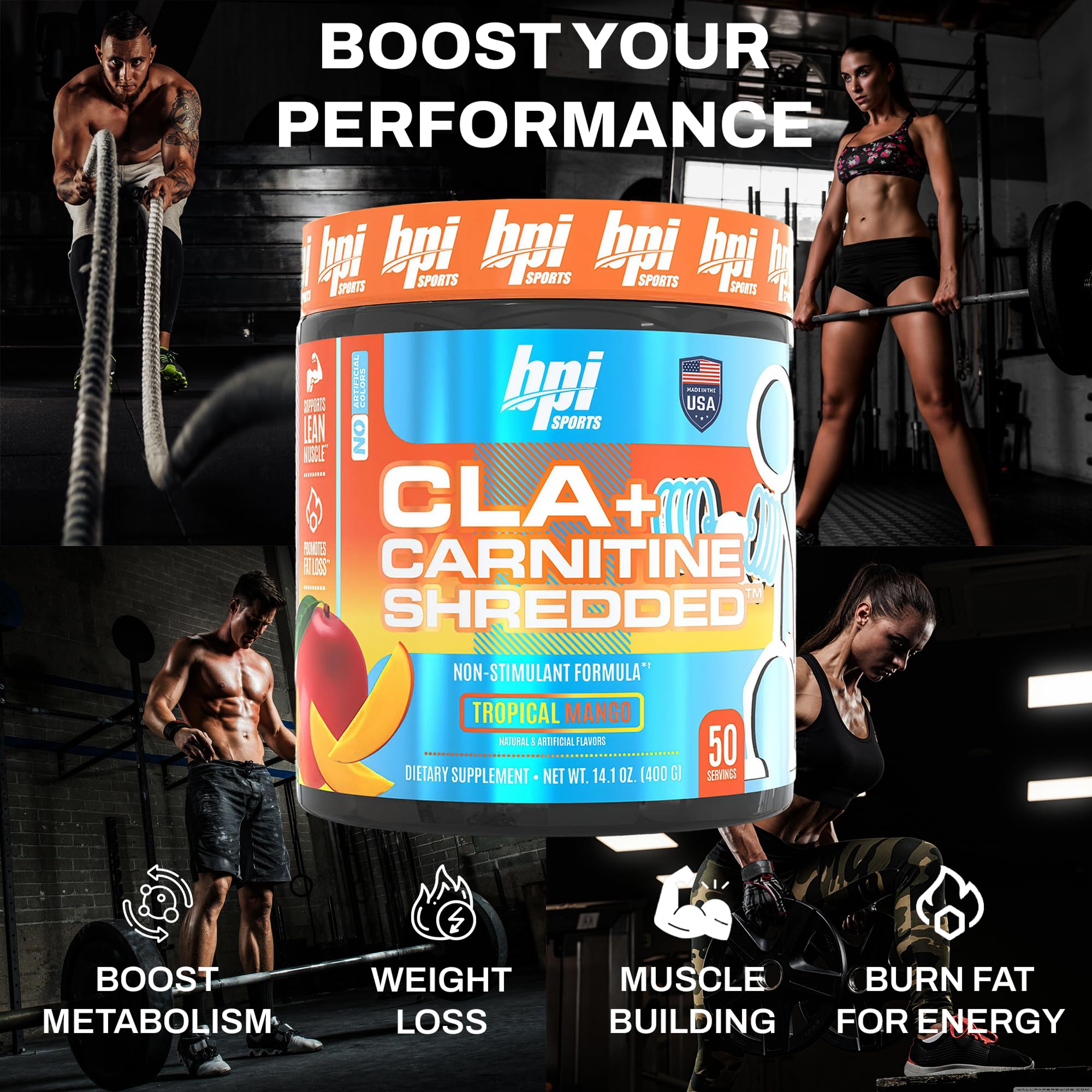 BPI Sports bebida mezclada en vaso con hielo, refrescante y sin estimulantes