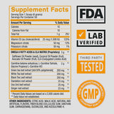 BPI Sports etiqueta nutricional ampliada para ver ingredientes