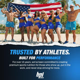 BPI Sports vaso preparado en agua demostrando fácil disolución