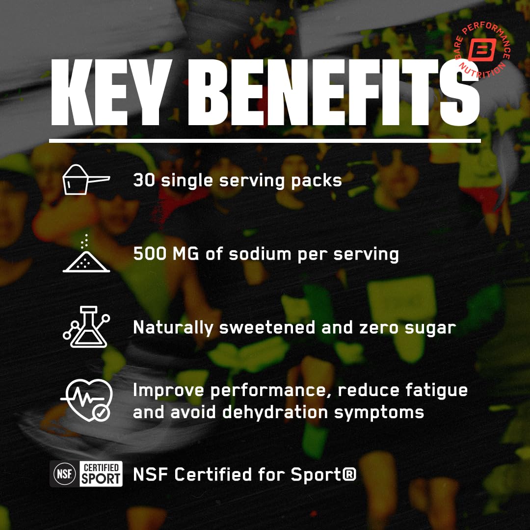 BARE PERFORMANCE NUTRITION textura del polvo en primer plano para disolución rápida