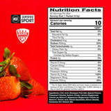 BARE PERFORMANCE NUTRITION sobre individual abierto con ingredientes legibles y transporte fácil