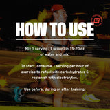 BARE PERFORMANCE NUTRITION servicio en cuchara para comparar porción y control de dosis