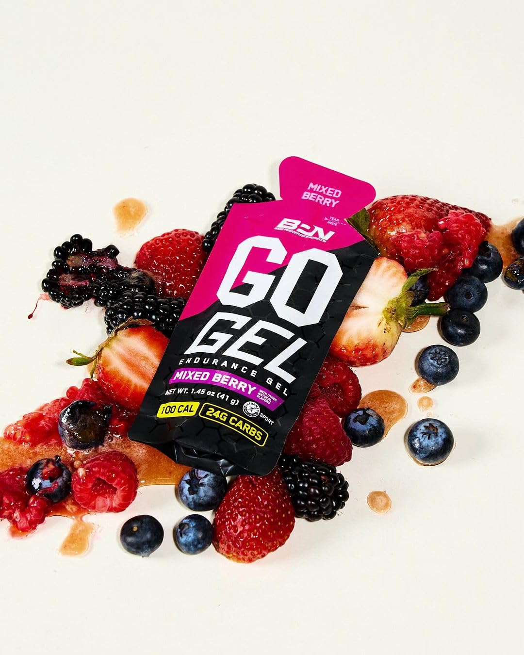 BARE PERFORMANCE NUTRITION etiqueta de ingredientes que destaca vegan y gluten free
