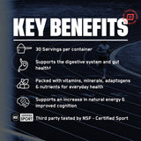 BARE PERFORMANCE NUTRITION ingredientes destacados en primer plano beneficios visibles