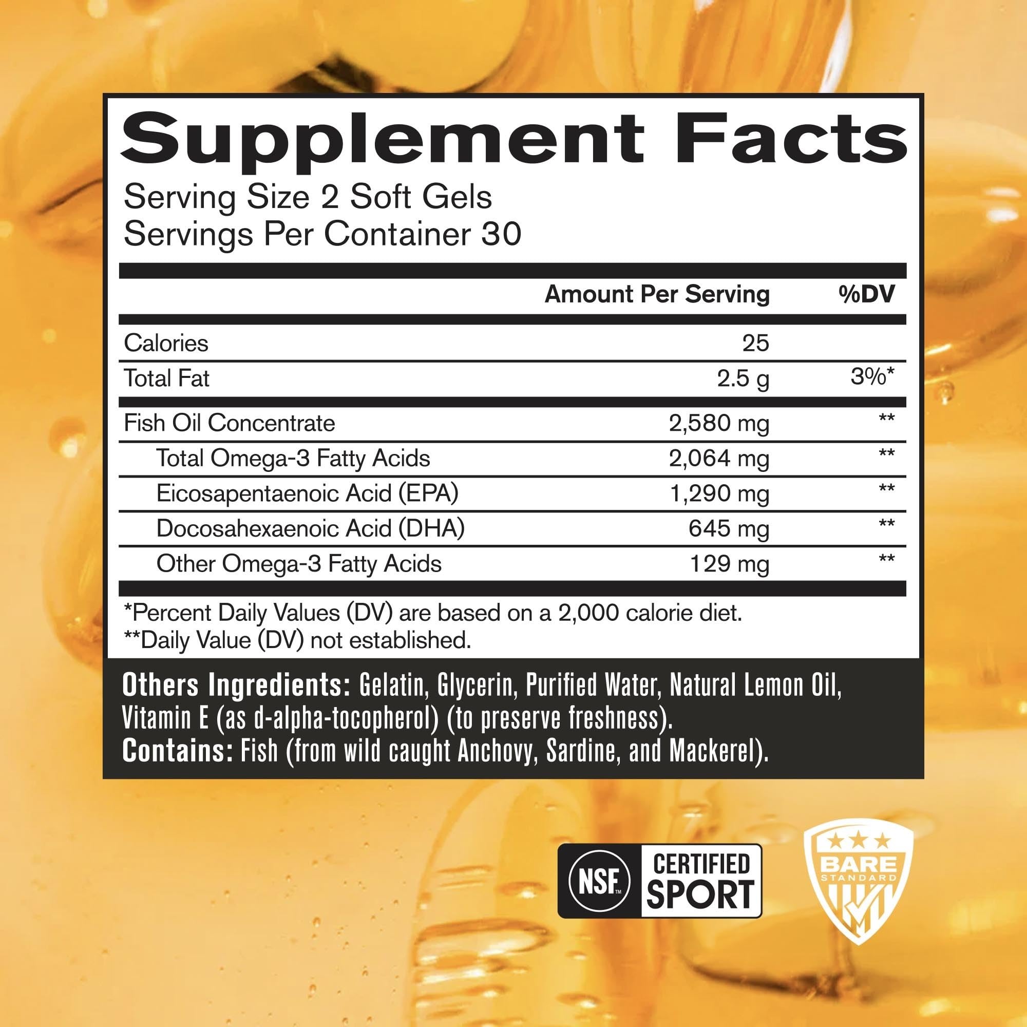 BARE PERFORMANCE NUTRITION primer plano de cápsula blanda y textura fácil absorción