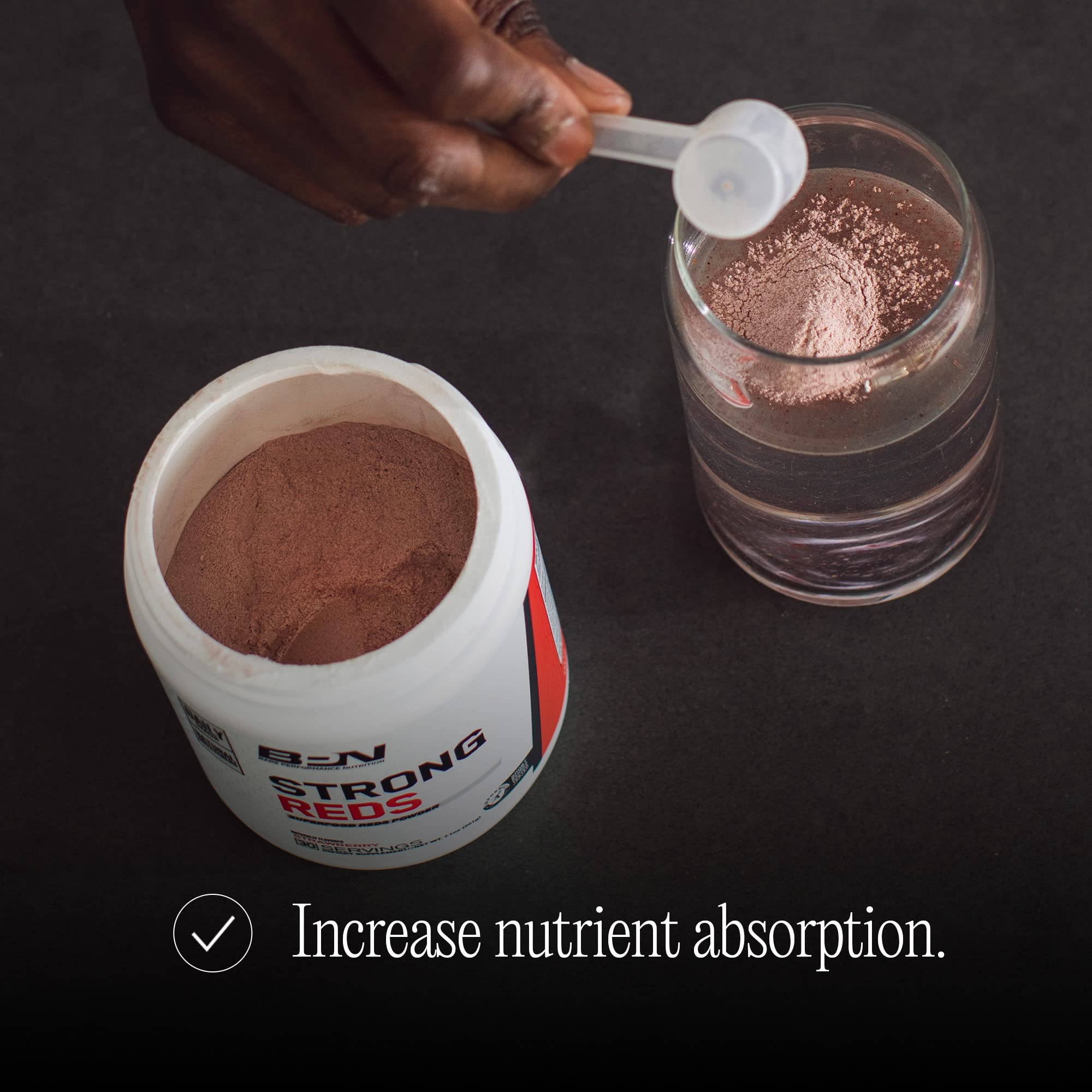 BARE PERFORMANCE NUTRITION etiqueta con lista de ingredientes y certificación Informed-Sport