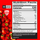 BARE PERFORMANCE NUTRITION textura del polvo fresa fina y fácil de mezclar