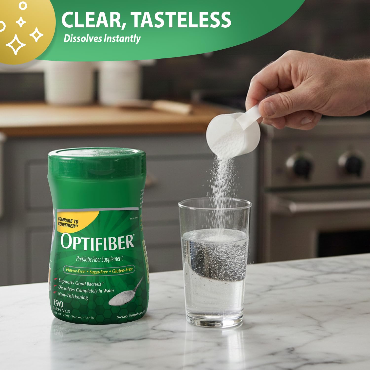 Braidz OptiFiber integrado en batido mediterráneo, añade fibra sin cambiar textura