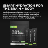 BrainTree Nutrition sobre individual abierto listo para mezclar en agua fría