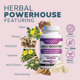 Ingredientes clave Maca y Ginseng sobre fondo natural con etiqueta Bravado Labs, sugiere vitalidad