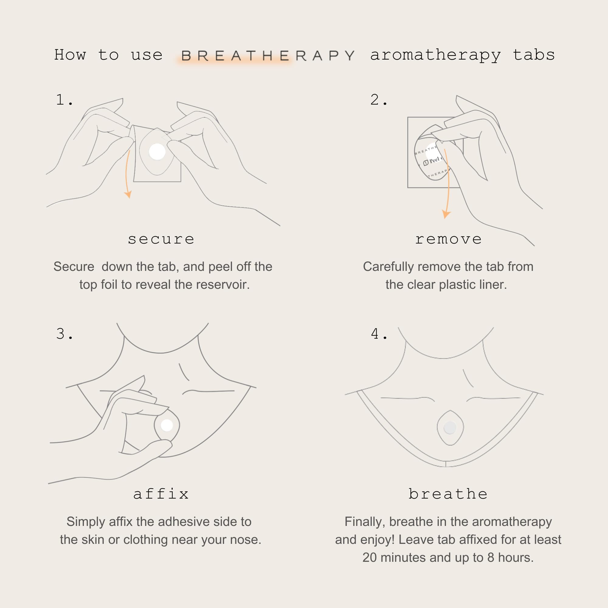 Breatherapy parche en neceser de viaje mostrando facilidad de transporte