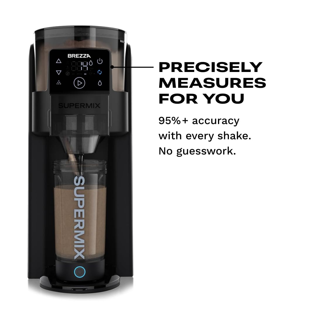 BREZZA base dispensadora de polvo mostrando control de porciones y funcionamiento limpio