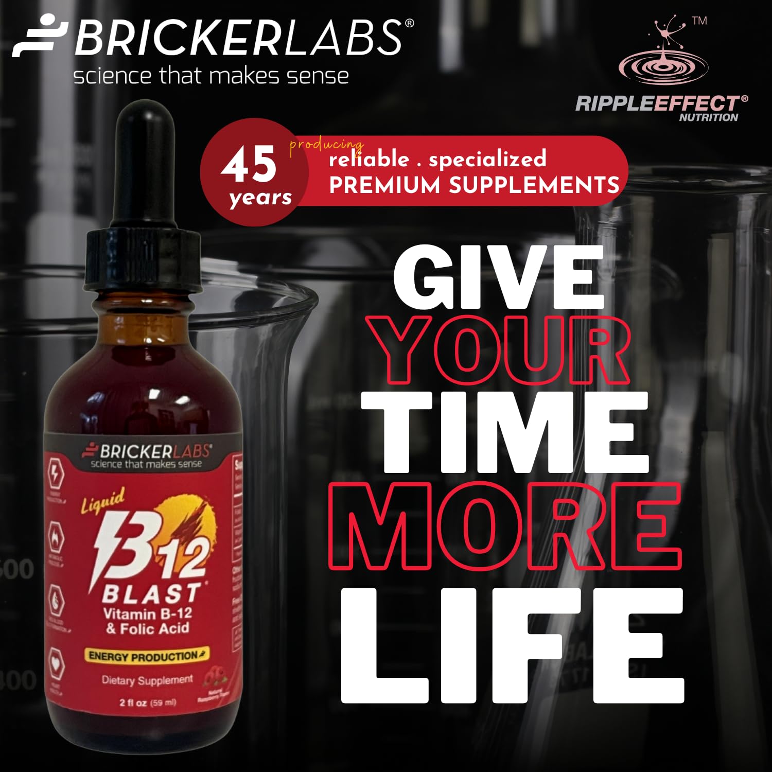 Bricker Labs en cocina matutina, integra suplemento a la rutina