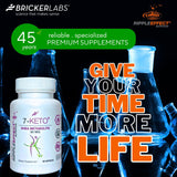 Bricker Labs caja abierta con cápsulas, muestra cantidad y empaque