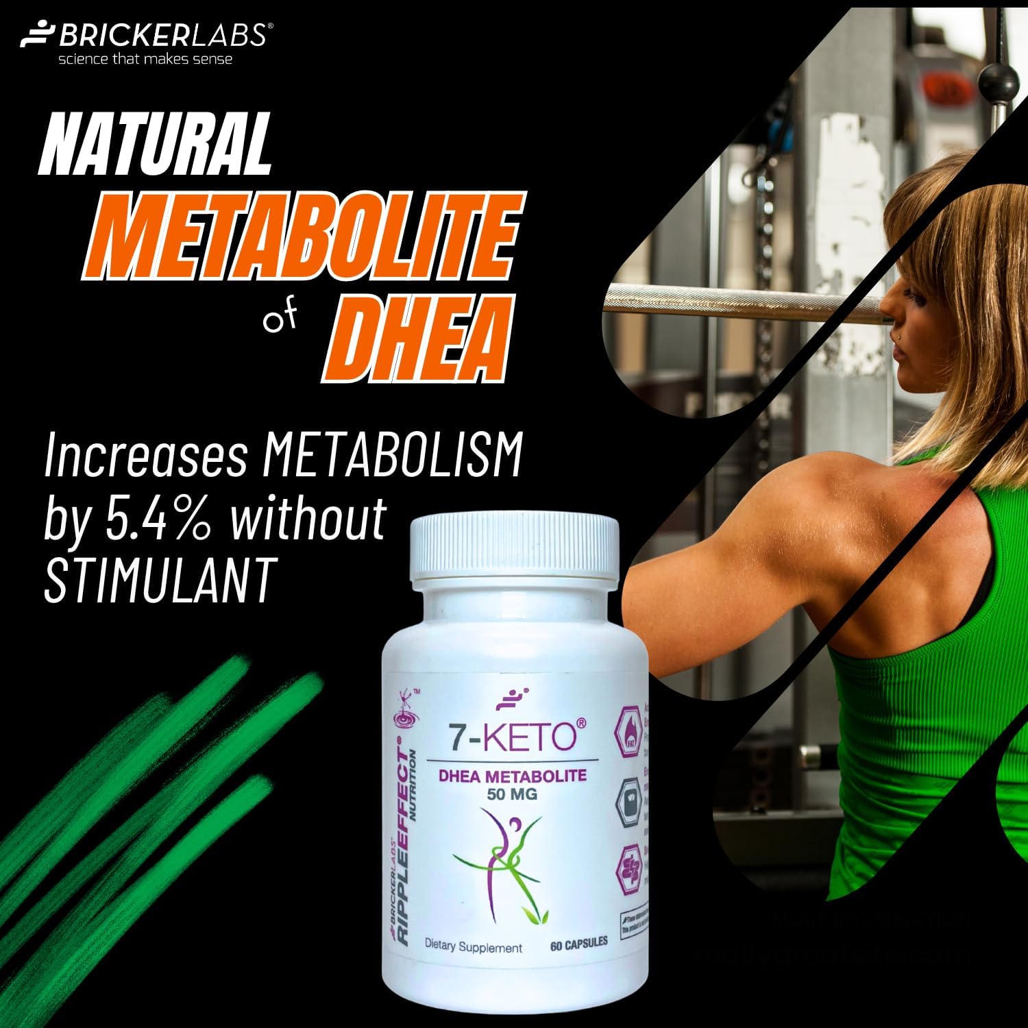 Bricker Labs etiqueta nutricional detallada con ingredientes visibles