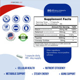 Bricker Labs etiqueta nutricional legible con ingredientes clave