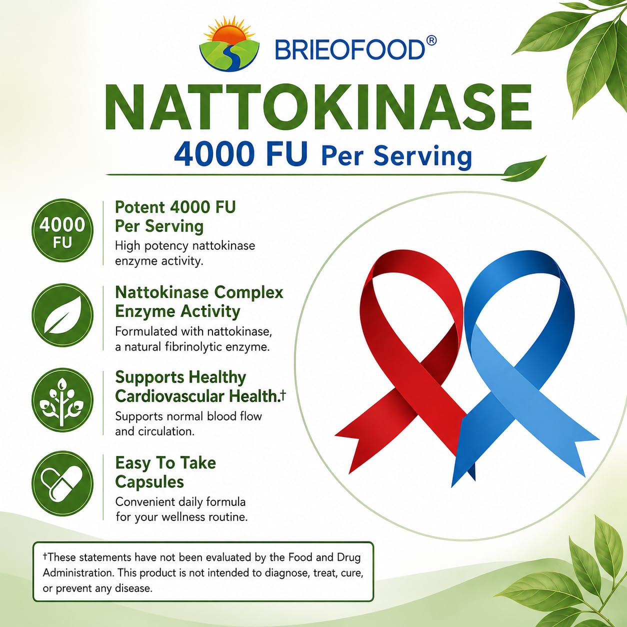 Brieofood cápsulas en primer plano que muestran calidad y pureza