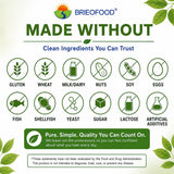 Brieofood cápsula en mano ilustrando facilidad de ingestión