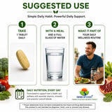 Brieofood tabletas en mano para comparar escala y control de dosis