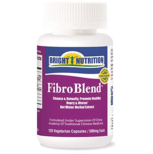 Bright Nutrition botella frontal mostrando FibroBlend y beneficios visibles