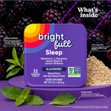 BRIGHTFULL etiqueta de ingredientes, muestra fórmula sin colorantes