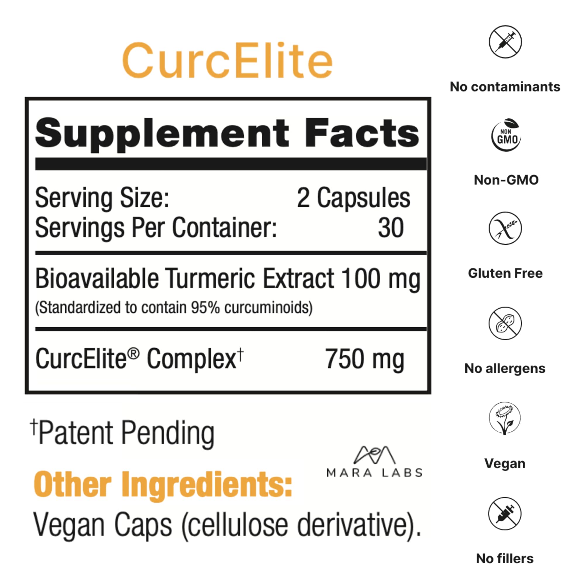 BrocElite CurcElite primer plano cápsulas veganas y textura suave