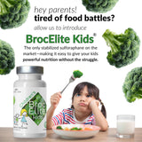 BrocElite cápsula abierta con polvo para mezclar en alimentos y facilitar toma