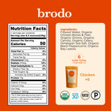 Brodo envase individual 8 oz en mano para llevar y consumir rápidamente